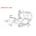 CNC Racing Machined Aluminum Collar For Exhaust Mount for MV Agusta Brutale Models (4 Cylinder / B4) CNC Racing Machined Aluminum Collar For Exhaust Mount for MV Agusta Brutale Models (4 Cylinder / B4)